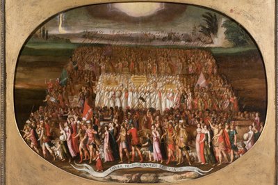 The Exodus of the Twelve Tribes of Israel with the Ark of the Covenant by Antoine Caron